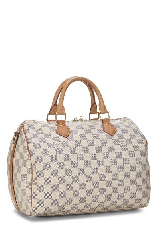 Damier Azur Speedy Bandouliere 30, , large image number 1