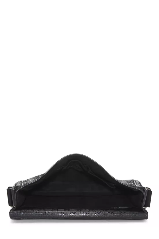 Black GG Imprime Buckle Flap Messenger, , large image number 5