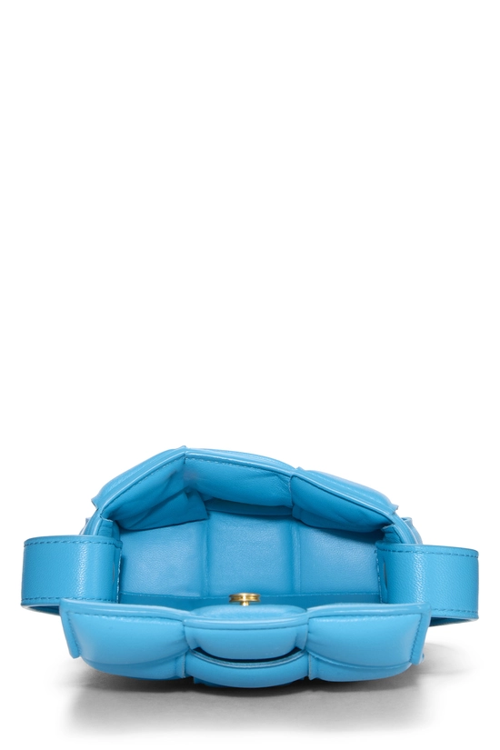 Blue Maxi Intrecciato Candy Cassette Crossbody, , large image number 5