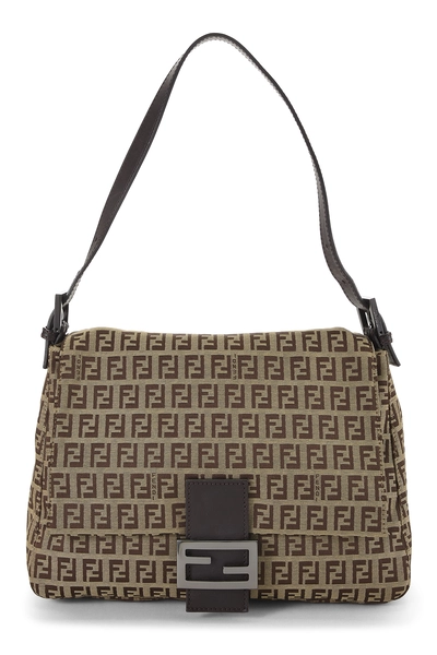 Fendi Beige Zucchino Canvas Mama