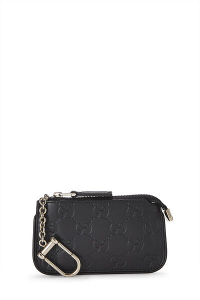 Black Guccissima Key Case