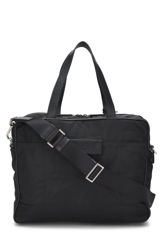 Black Nylon Briefcase, , large image number 3