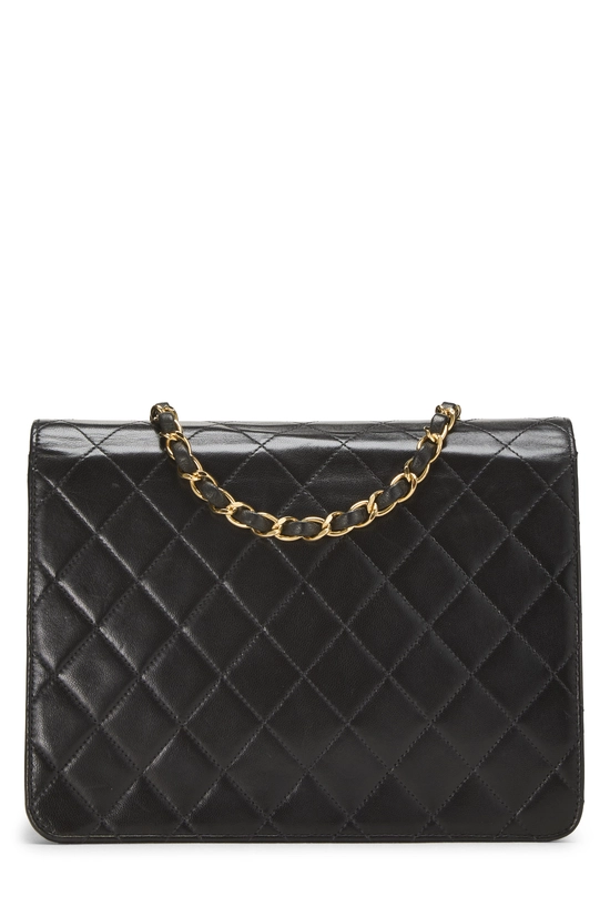 Black Quilted Lambskin Ex Flap Small, , large image number 3