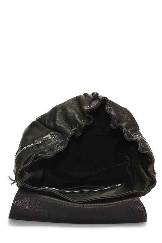 Black Leather Gunslinger Backpack, , large image number 5
