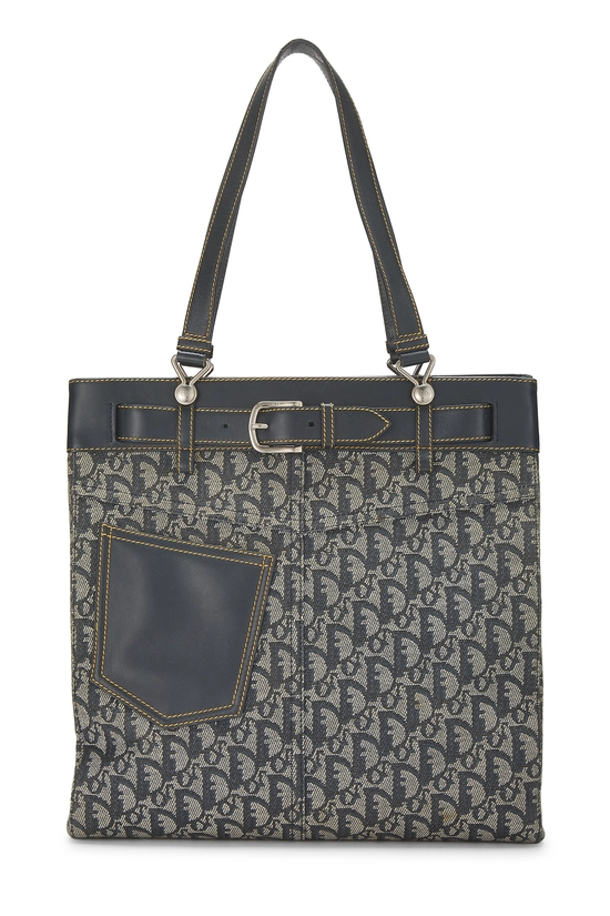 Navy Trotter Canvas Tote, , large image number 0