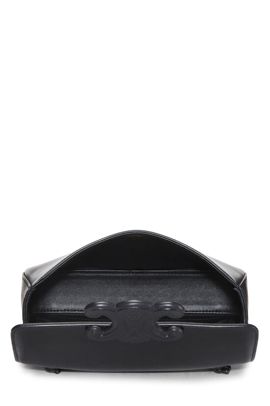 SMALL BLONDIE SHOULDER BAG 21.5 IN BLACK PATENT CALFSKIN main image 1