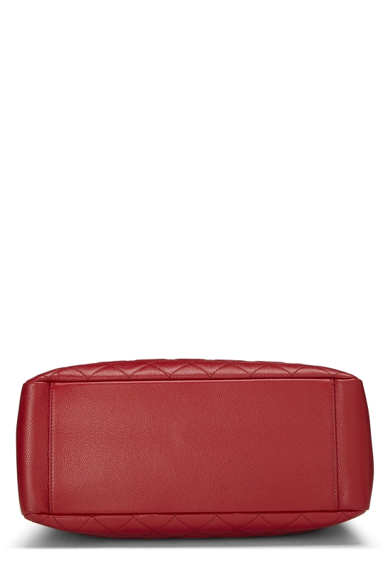 Red Quilted Caviar Grand Shopping Tote (GST), , large image number 4
