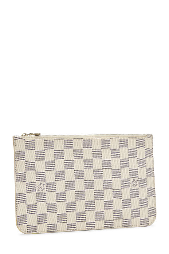 Damier Azur Neverfull Pouch MM, , large image number 1