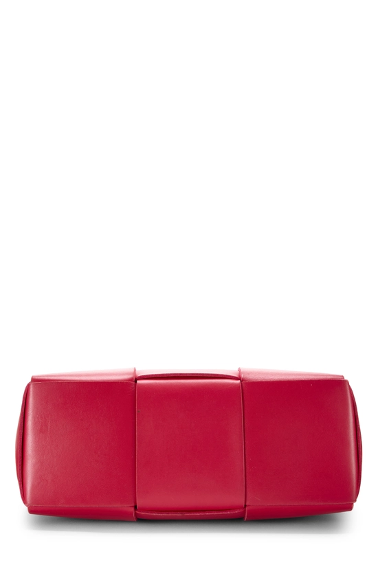 Red Maxi Intrecciato Arco Tote Small, , large image number 4