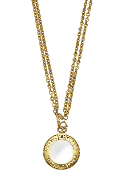 Gold Loupe Necklace, , large