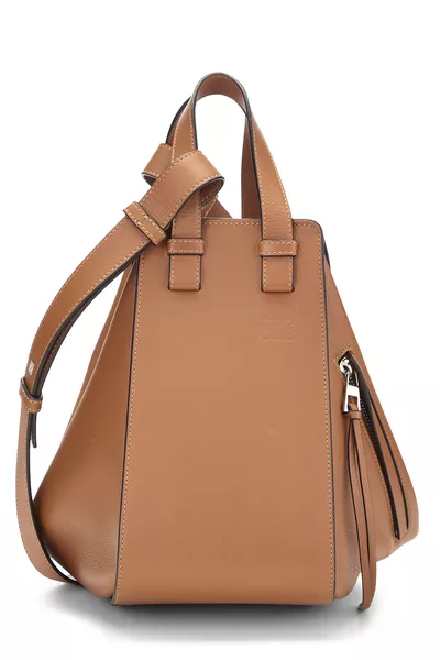 Brown Calfskin Hammock Bag Small