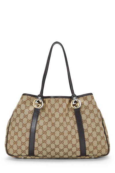 Gucci Original GG Canvas Twins Tote