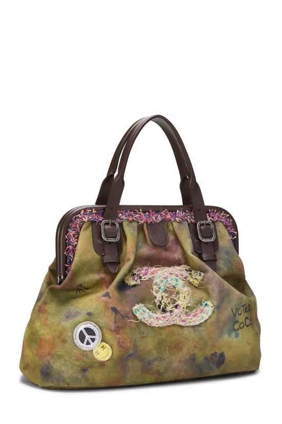 Green Graffiti Canvas On The Pavements Bowling Bag, , large image number 1