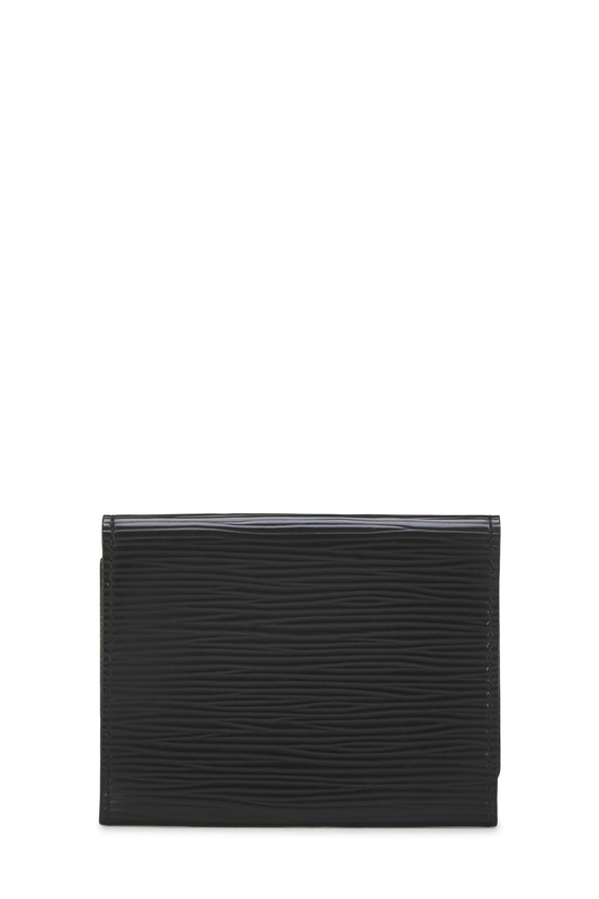 Black Epi Leather Business Card Holder , , large image number 2