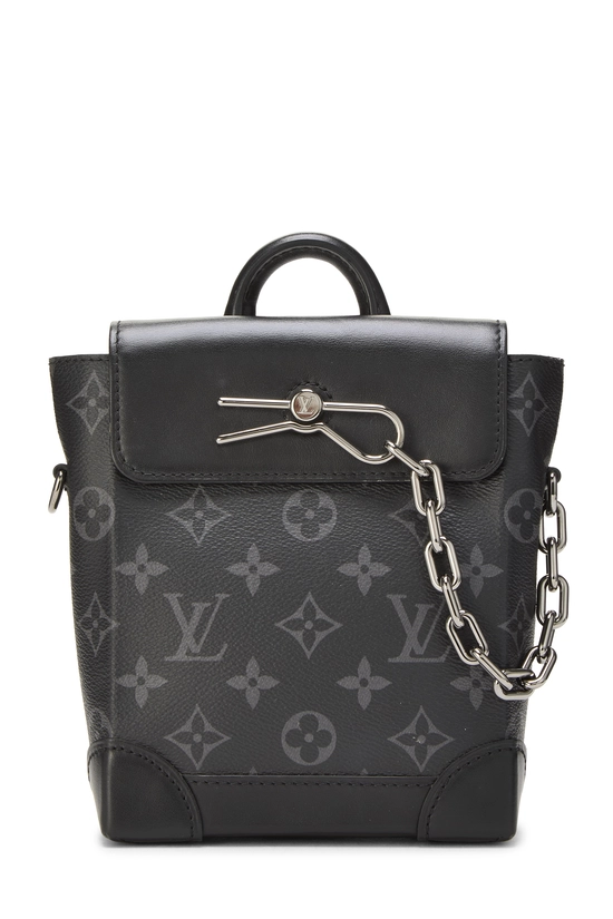 Black Monogram Canvas Eclipse Steamer Nano, , large image number 0