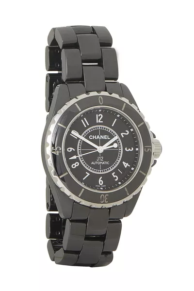 Black Ceramic J12 Watch 38MM