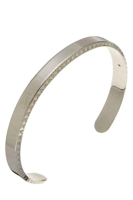 Silver LV Monogram Cuff, , large image number 1