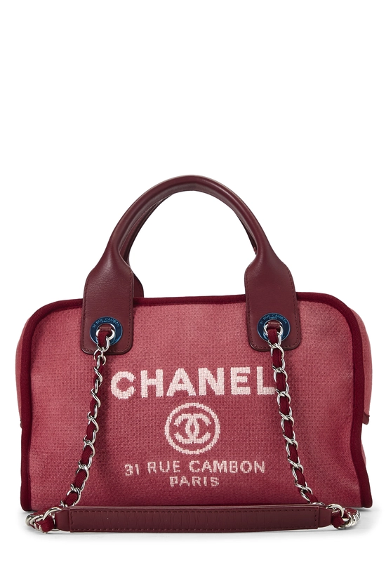Red Canvas Deauville Bowler, , large image number 0
