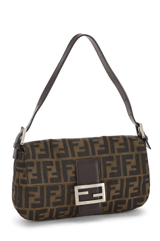 Brown Zucca Canvas Baguette, , large image number 1