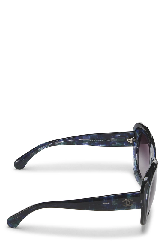 Blue Acetate Sunglasses 71083, , large image number 3