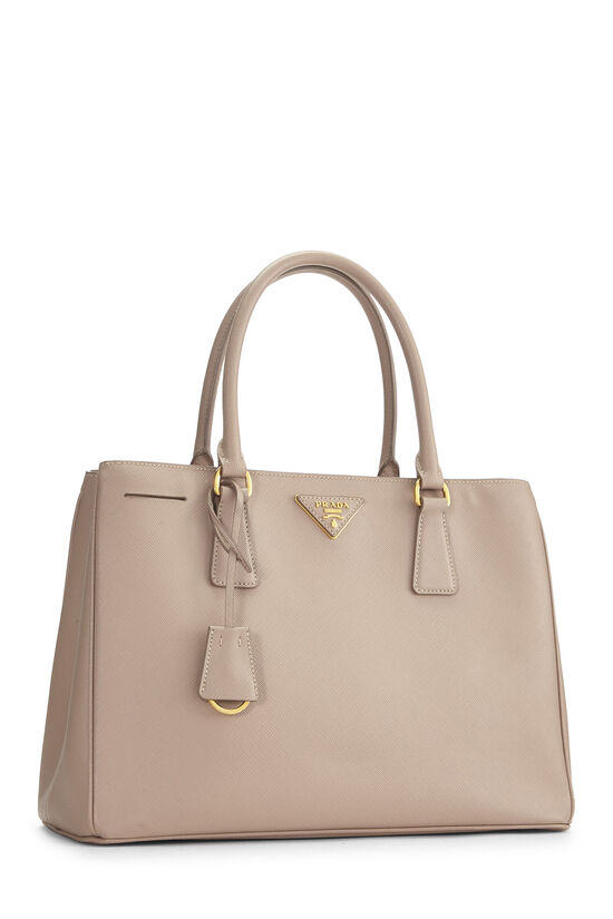 Beige Saffiano Executive Tote Medium, , large image number 1