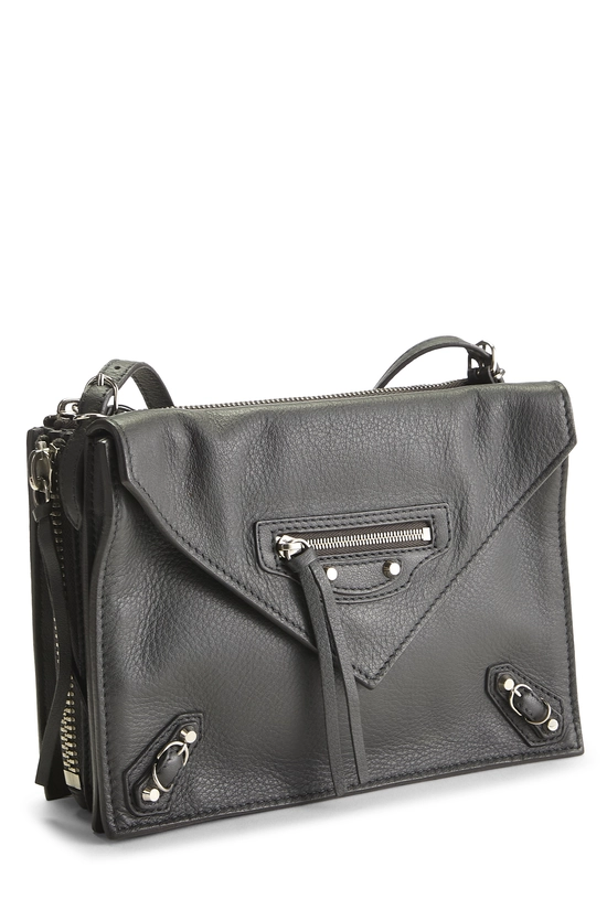 Grey Calfskin Papier Sight Zip Around Clutch, , large image number 1