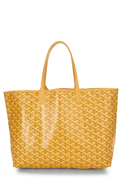 Yellow Goyardine Canvas Saint-Louis PM