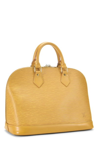 Louis Vuitton Yellow Epi Alma PM — photo 2