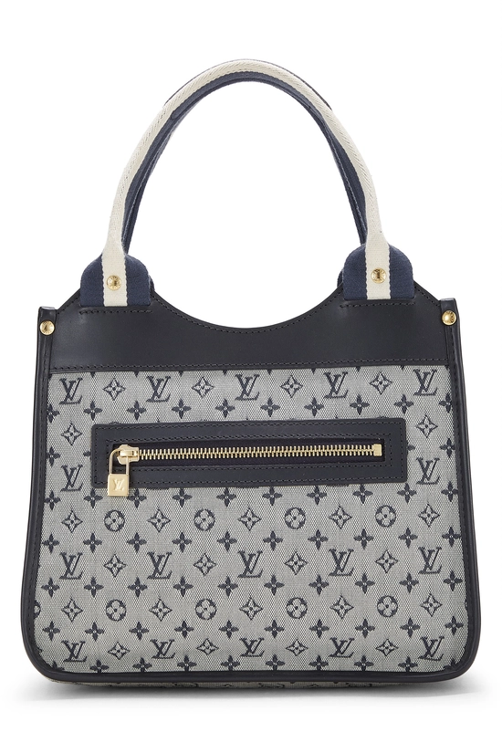 Navy Monogram Mini Lin Kathleen, , large image number 0
