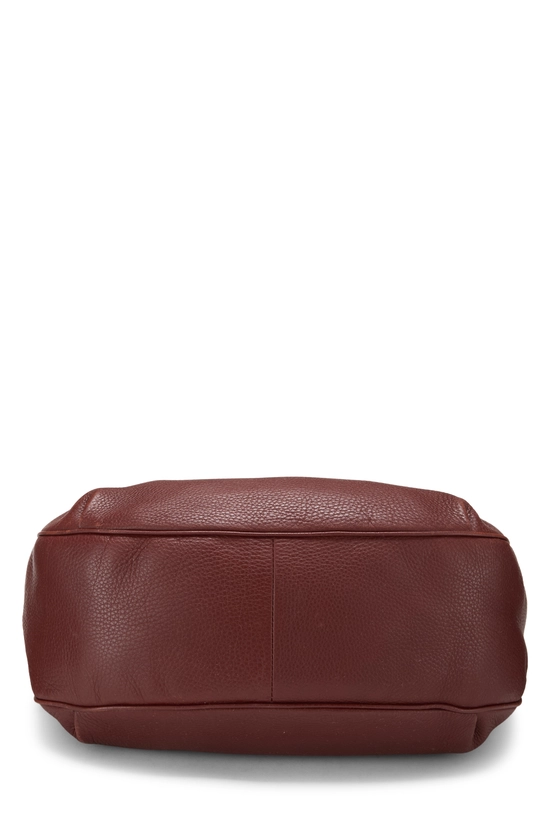 Brown Leather Dressage Horsebit Hobo, , large image number 4