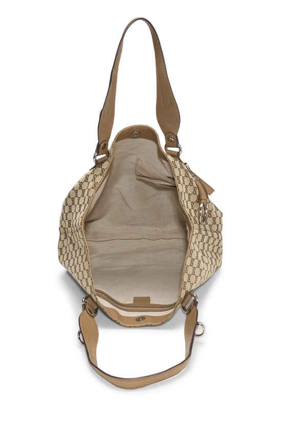 Brown Original GG Canvas Icon Bit Tote, , large image number 5