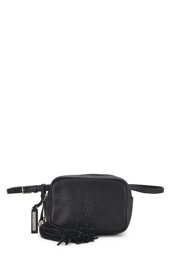 Black Calfskin Tassel Lou Belt Bag, , large image number 0