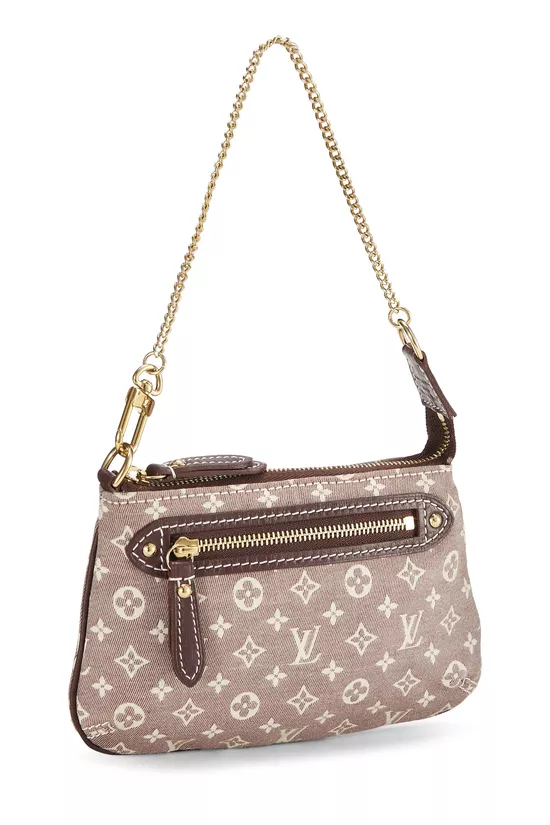 Burgundy Monogram Idylle Pochette Mini, , large image number 1