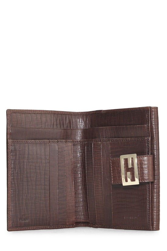 Brown Zucchino Canvas Compact Wallet, , large image number 3