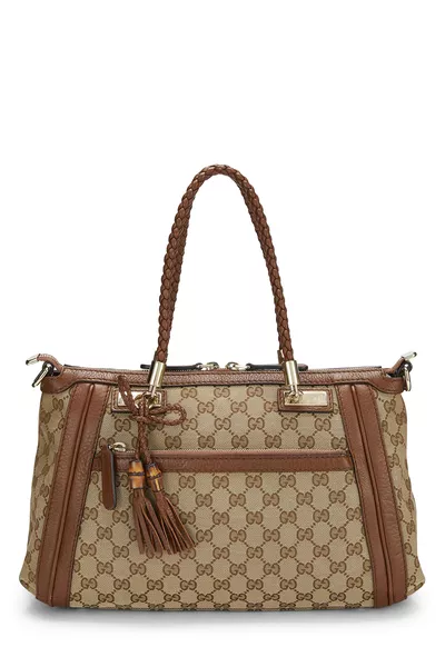 Original GG Canvas Bella Zip Tote