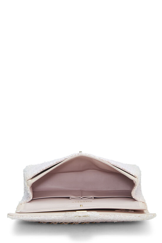What Goes Around Comes Around Chanel Pink Tweed 2.55 Jumbo Bag