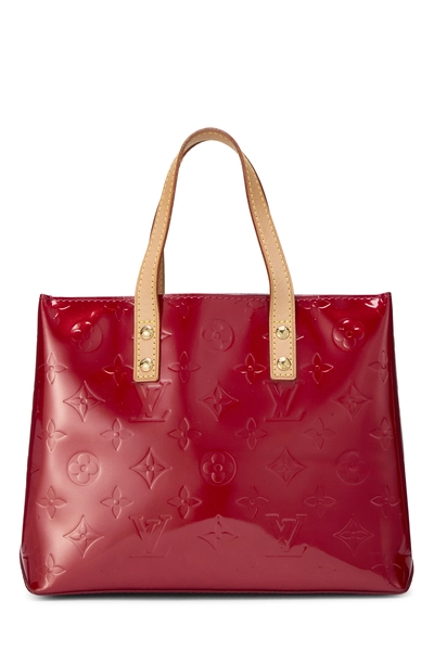 Louis Vuitton Red Monogram Vernis Reade PM