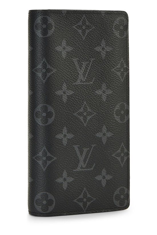 Louis Vuitton Brazza Monogram Leather Wallet Black