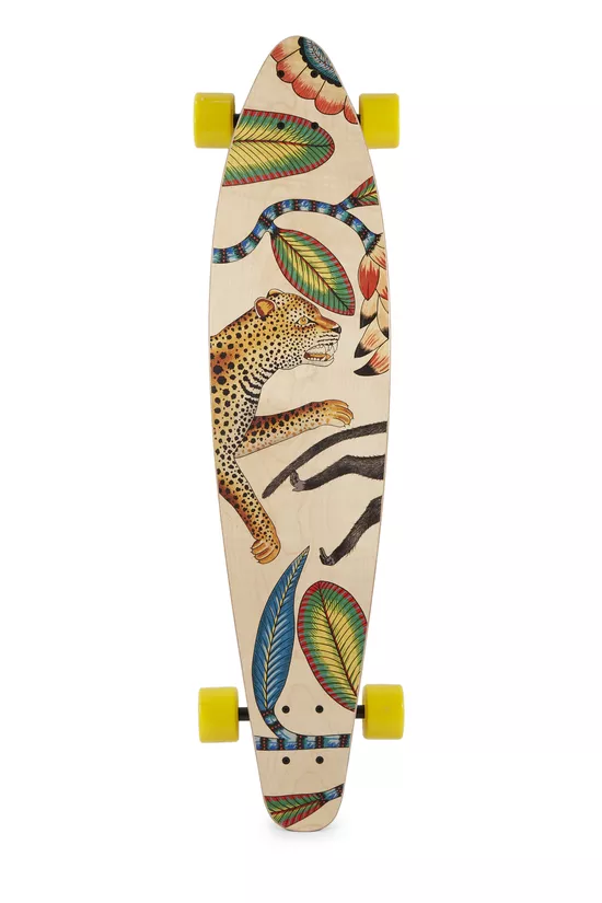 Multicolor Savana Dance Wood Long Board, , large image number 1