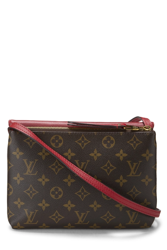 Red Monogram Canvas Twice, , large image number 3