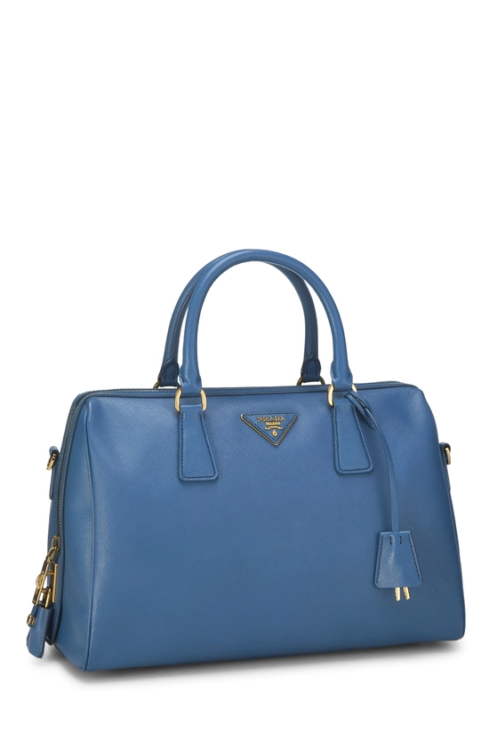 Blue Saffiano Boston, , large image number 1