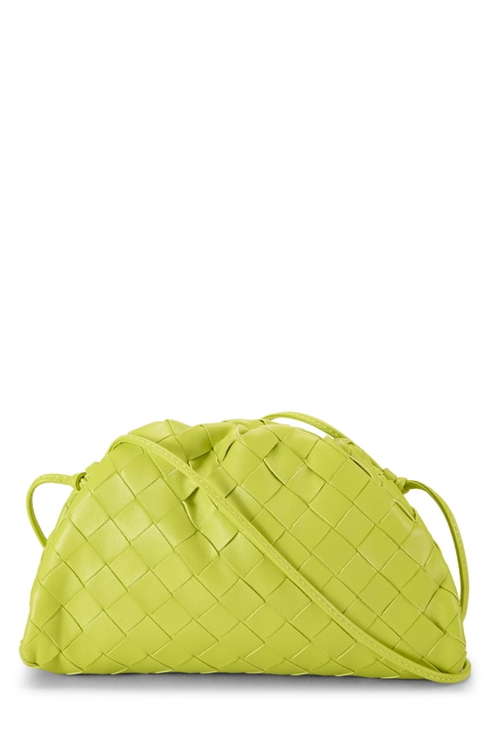 Green Intrecciato Leather "The Pouch" Mini, , large image number 3