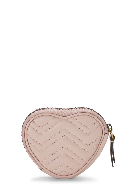 Pink Leather Marmont Heart Coin Purse Medium, , large image number 2