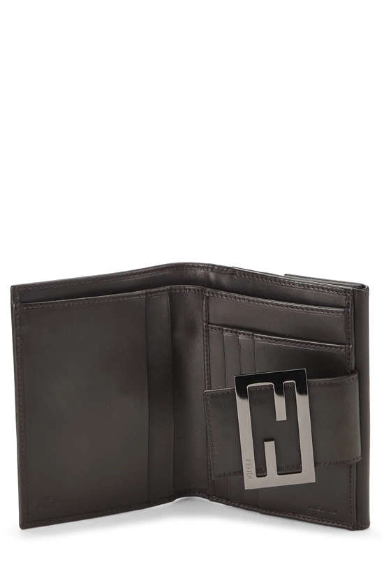 Brown Zucchino Canvas Compact Wallet, , large image number 3