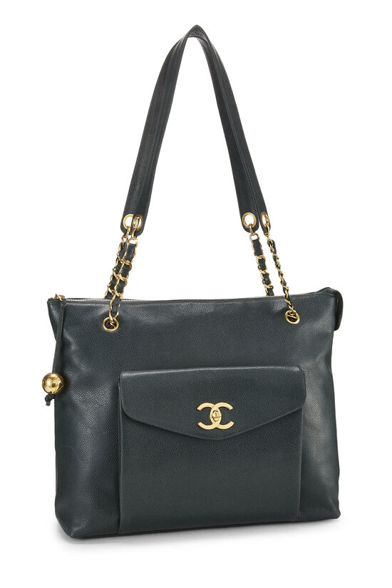 chanel purse leather black