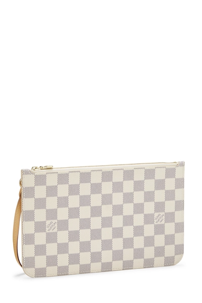 Damier Azur Neverfull Pouch, , large