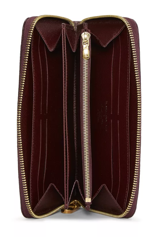 Burgundy Damier Paillettes Zippy Continental, , large image number 3