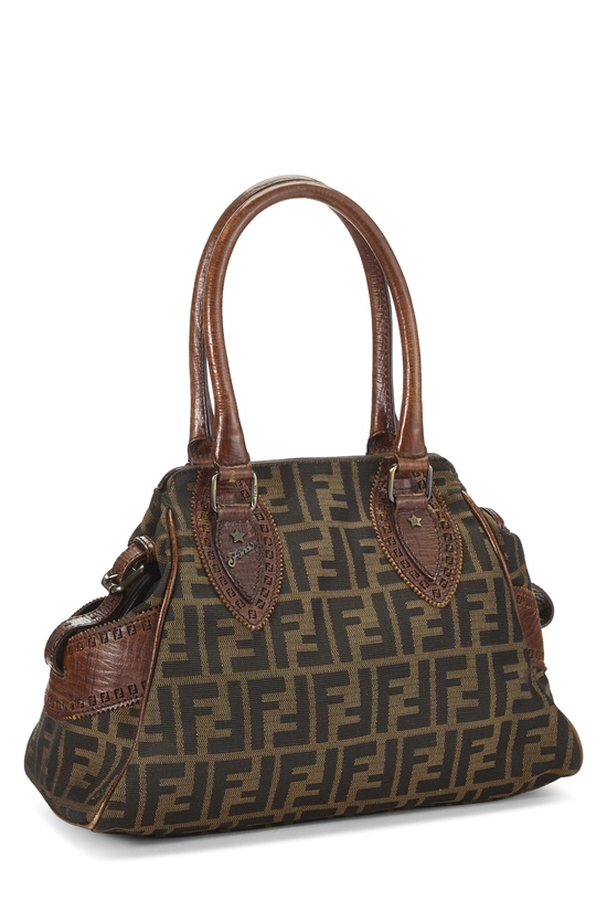 Brown Zucca Canvas Bag Du Jour Small, , large image number 1