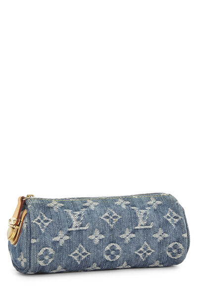 Blue Monogram Denim Truth Speedy GM, , large