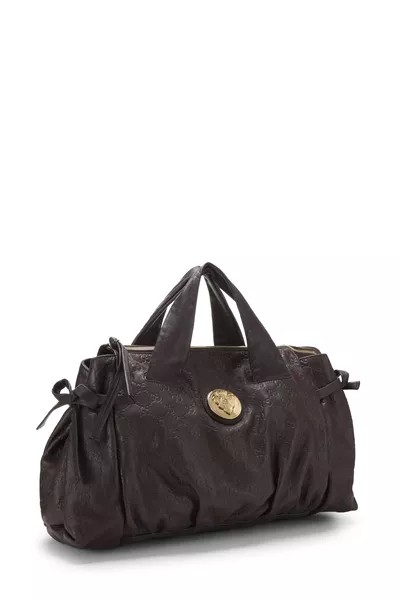 Brown Guccissima Hysteria Tote Large, , large